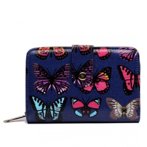 Miss LULU | Peněženka LULU Butterfly - navy