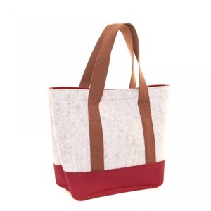 Feltamo | Filcová taška Felt Shopper - vínová