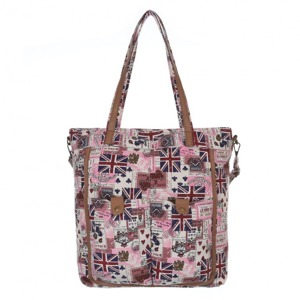 Miss LULU | Kabelka K-Fashion Jack Shopper - růžová