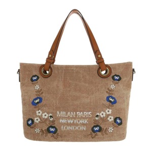 Dudlin | Kabelka DUDLIN Flowers I - khaki