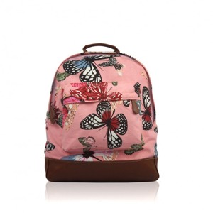 Miss LULU | Batoh D.Fashion Butterfly - růžový