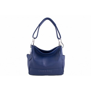 Borse Leather Italy | Kabelka Maryne kožená - navy