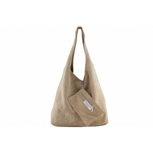 Borse Leather Italy | Kabelka Sylva shopper kožená - béžová