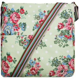 Miss LULU | Kabelka Korra Floral Vintage - světle zelená