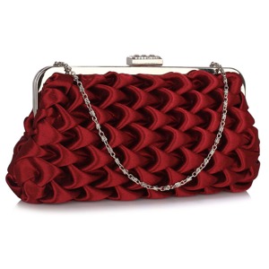 LeeSun London | Psaníčko Fashion Satin - červené