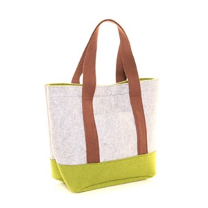 Feltamo | Filcová taška Felt Shopper - zelená