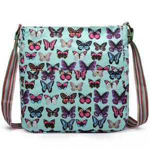 Miss LULU | Kabelka Korra LULU Butterfly - zelená