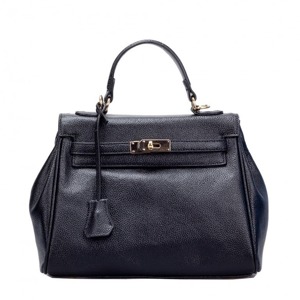 Borse Leather Italy | Kabelka London Spirit kožená - černá