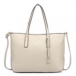 Florence Mode | Kabelka Velena Maxi Shopper - béžová