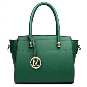 Kabelka Mikky Tote mini - zelená Miss LULU | Kabelka Mikky Tote mini - zelená