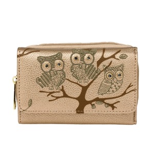 Mixone | Peněženka Fashion Only Owl - zlatá
