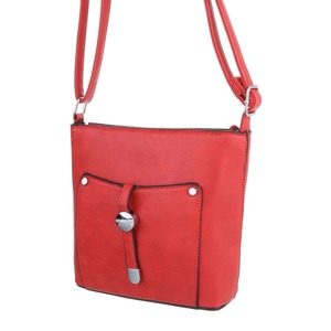 Jerry Firenze | Kabelka Jerry Crossbody n.915 - černá červená